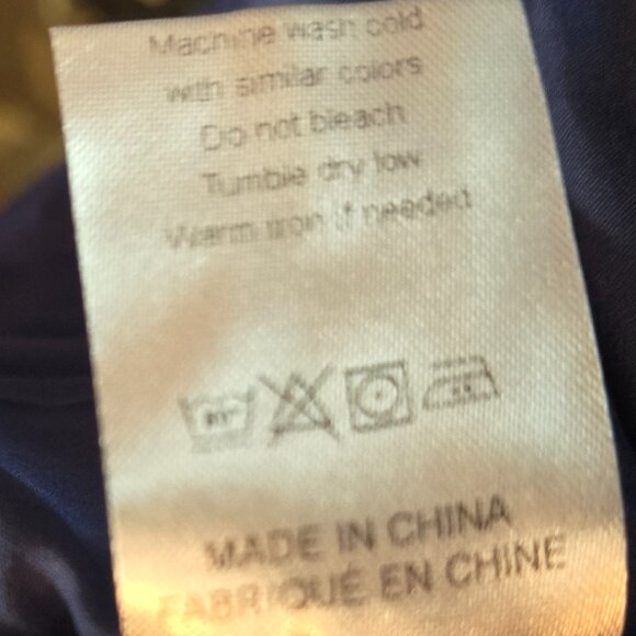 Sleeveless Halter Mini Cotton Puff Dress Sz: XXL Royal Blue - Picture 7 of 7